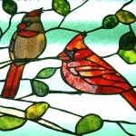Anne Thornton - cardinals detail